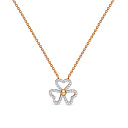 Колье из красного золота с бриллиантами