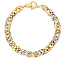 Браслет декоративный из желтого золота