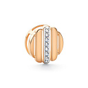 Подвеска из красного золота с бриллиантами