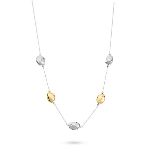 Колье из серебра с циркониями