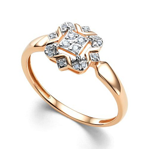 Кольцо из красного золота