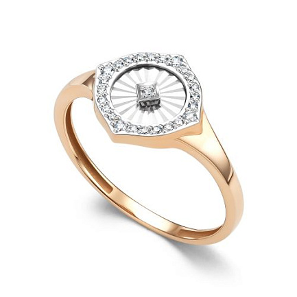 Кольцо из красного золота