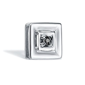 Подвеска из белого золота с бриллиантом