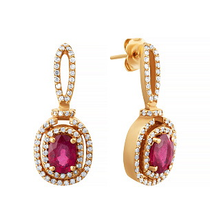 Серьги Пусеты