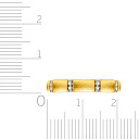 Кольцо обручальное из желтого золота с бриллиантами