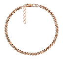 Браслет декоративный из красного золота