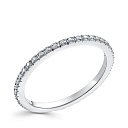 Кольцо из белого золота с бриллиантами