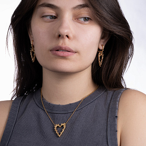 Серьги с английским замком из серебра