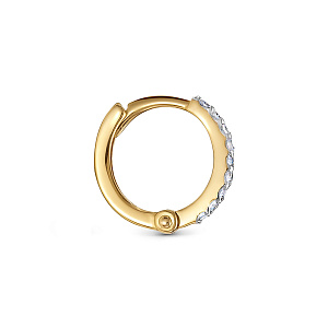 Моносерьга из золота с бриллиантами