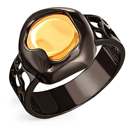 Кольцо из серебра с ситалом