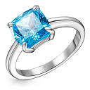 Кольцо из серебра с фианитом