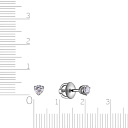 Серьги Пусеты