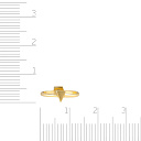 Кольцо из желтого золота