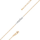 Браслет из красного золота с бриллиантами