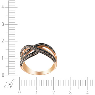 Кольцо из красного золота