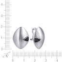 Серьги из белого золота с бриллиантами