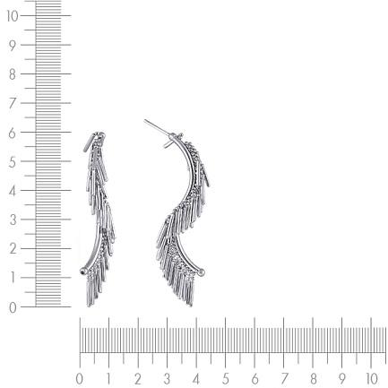 Серьги из серебра