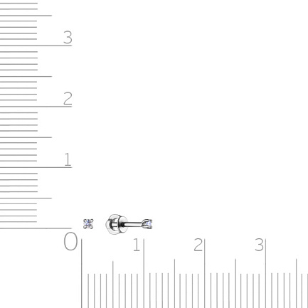 Серьги Пусеты