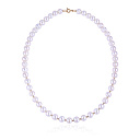 Бусы из красного золота с жемчугом