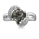 Кольцо из серебра с фианитом