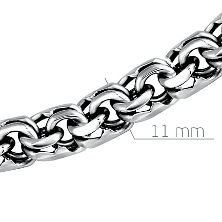 Браслет ручной работы из серебра