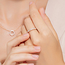 Колье из красного золота с бриллиантами