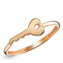 Кольцо из красного золота