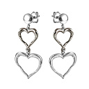 Пусеты из серебра