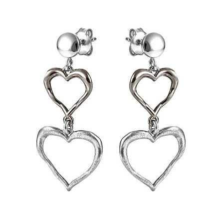 Пусеты из серебра