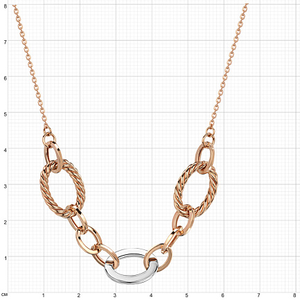 Колье из красного золота