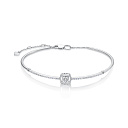 Браслет из белого золота с бриллиантами