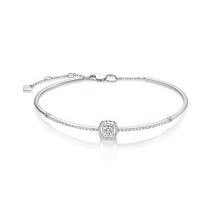 Браслет из белого золота с бриллиантами