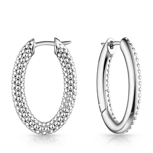 Серьги Конго из серебра