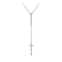 Колье из белого золота с бриллиантами