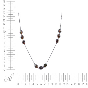 Колье из серебра с опалом