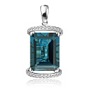 Подвеска из белого золота с бриллиантами