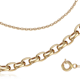 Колье из желтого золота