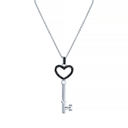 Колье из серебра