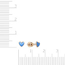 Серьги Пусеты детские