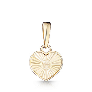 Подвеска из желтого золота