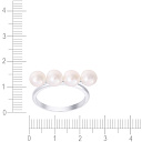 Кольцо из серебра с жемчугом