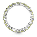 Кольцо из серебра с фианитом