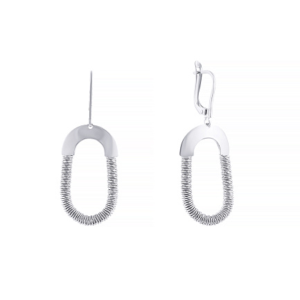 Серьги из серебра