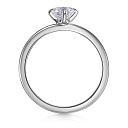 Кольцо из белого золота с бриллиантом