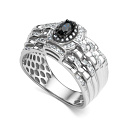 Кольцо из белого золота