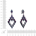 Серьги из золота с сапфирами