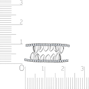 Кольцо из серебра с фианитом