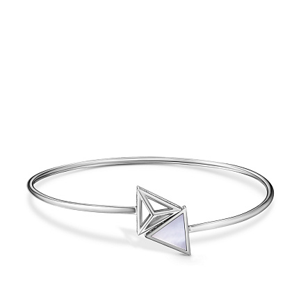 Браслет декоративный из белого золота