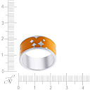 Кольцо из серебра с эмалью