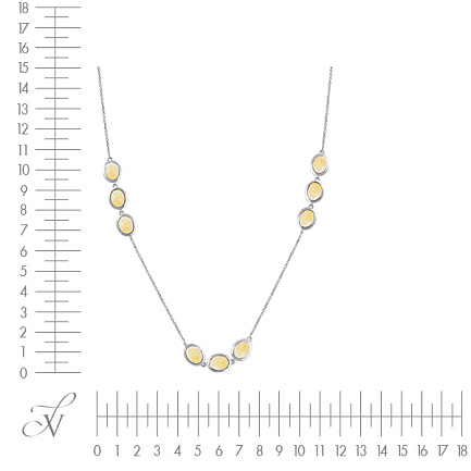 Колье из серебра с опалом